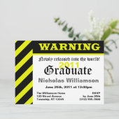 AVERTISSEMENT : Diplômé - Invitations de fête (Debout devant)