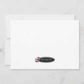 AVERTISSEMENT : Diplômé - Invitations de fête (Dos)