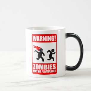 Avertissement ! Les zombis peuvent être tasse