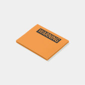 AVERTISSEMENT NOTES POST-IT (Incliné)