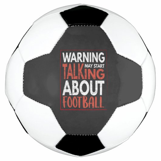 Avertissement : Peut Commencer À Parler De Footbal (Devant)
