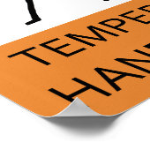 Avertissement Poster du lecteur de sonnette tempor (Coin)