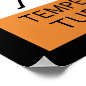 Avertissement Tamperamental Tuba Player Poster (Coin)