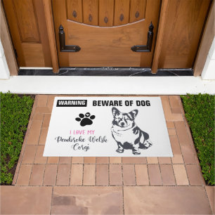 Avertissement - Tapis de porte de 61 cm x 91 cm