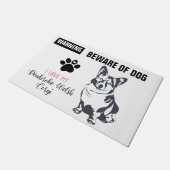 Avertissement - Tapis de porte de 61 cm x 91 cm (Incliné)