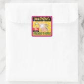 avertissement toxique pour les chevaux autocollant (Sac)