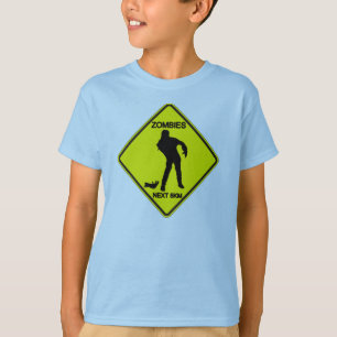 AVERTISSEMENT : Zombies - T-shirt enfant