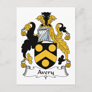 Avery Family Crest Briefkaart