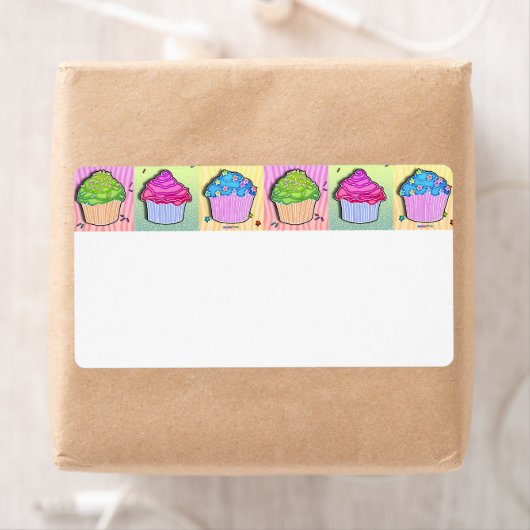 AVERY LABELS - Pop Art CUPCAKES (Insitu)