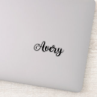 Avery Name - Handgeschreven kalligrafie Sticker