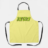 Avery Name Kiwi Design Tablier de cuisine (Recto)