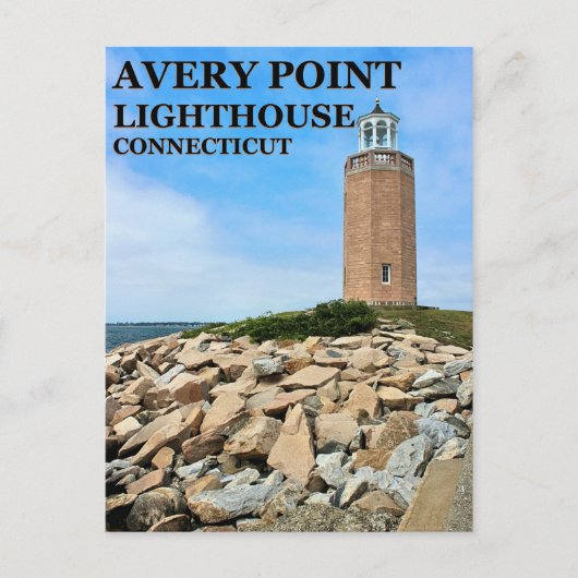 Avery Point Lighthouse, Connecticut Briefkaart (Voorkant)