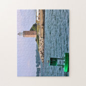 Avery Point Lighthouse, Connecticut Jigzaag Puzzle Legpuzzel (Verticaal)