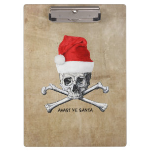 Avery Ye Santa Holiday Pirate Skull #1 Klembord