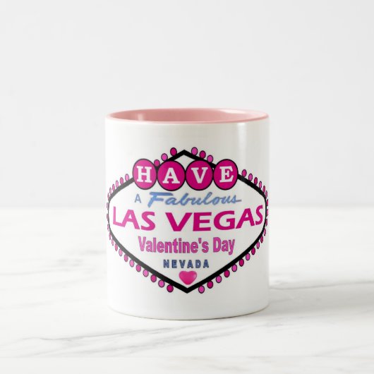 AVEZ Un Fabuleux Las Vegas Valentine's Day Mug (Centre)