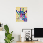 Avez-Vous Accroché Votre Poster Giraffe Aujourd'Hu (Bureau à domicile)