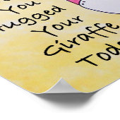 Avez-Vous Accroché Votre Poster Giraffe Aujourd'Hu (Coin)