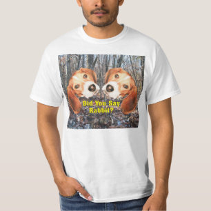 Avez-vous dit le lapin ? T-shirt de région boisé