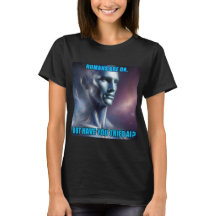 Avez-vous essayé l'IA - T-Shirt noir pour femmes