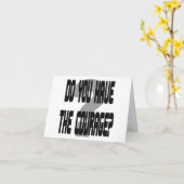 Avez-vous le courage ? Carte de correspondance (Fleur jaune)