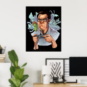 AVGN Angry Videoogame Nerd Poster (Thuiskantoor)