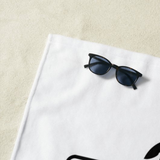 AVHS Swim Dive Logo Serviette (En situation)