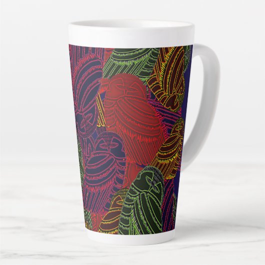 AVIAN ART DECO latte mug (Angle droit)