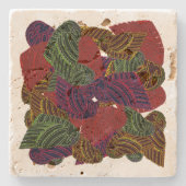 AVIAN ART DECO stenen onderzetter (Voorkant)