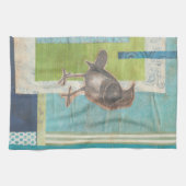 Avian Scrapbook I Theedoek (Horizontaal)