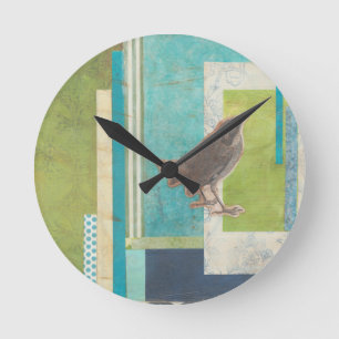 Avian Scrapbook II Ronde Klok