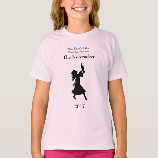 Aviano Ballet Program Girls Nutcracker T-Shirt (Voorkant)