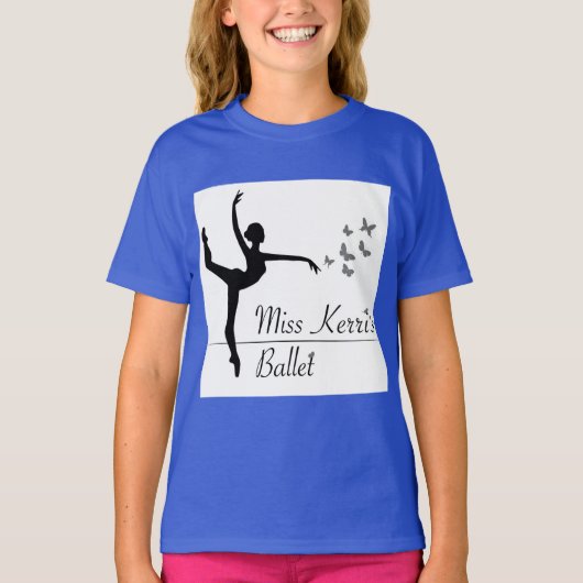 Aviano Ballet Program Girls Quote T-Shirt (Voorkant)