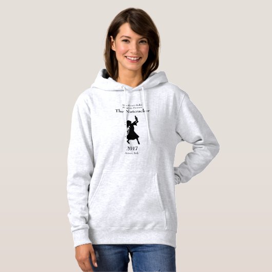 Aviano Ballet Program Womens Nutkraker Hoodie (Voorkant volledig)
