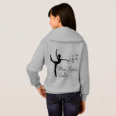 Aviano Ballet Programme Girls Zip Hoodie (Achterkant volledig)