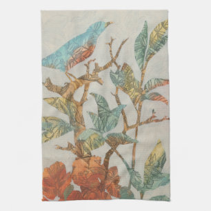 Aviary Collage I Theedoek