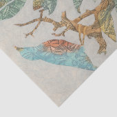 Aviary Collage I Tissuepapier (Detail)