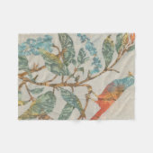 Aviary Collage II Fleece Deken (Voorkant (Horizontaal))