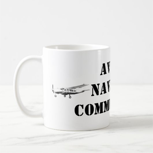 AVIATE NAVIGATE COMMUNICATE Airplane Mok for Pilot (Links)
