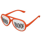 Aviateur "Boo !" Lunettes de fête (Angle)