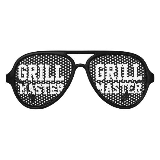 Aviateur Grill Master BBQ couleurs de fête | Lunettes de so (Devant)