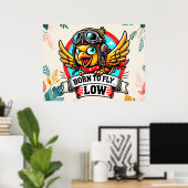 Aviateurkip Poster (Thuiskantoor)
