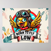 Aviateurkip Poster (Voorkant)