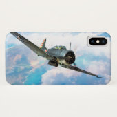 Aviation Art Device Cass  "SBD Dauntless" Case-Mate iPhone Case (Achterkant (horizontaal))