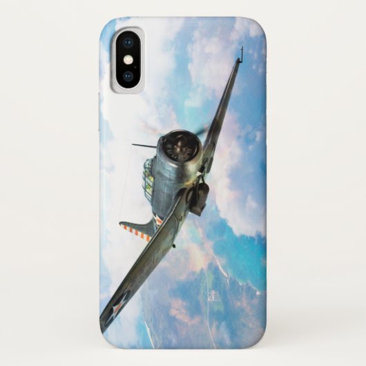 Aviation Art Device Cass  "SBD Dauntless" Case-Mate iPhone Case (Achterkant)