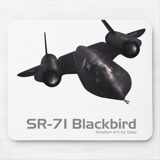 Aviation Art Mousepad "SR-71 Blackbird" Muismat (Voorkant)