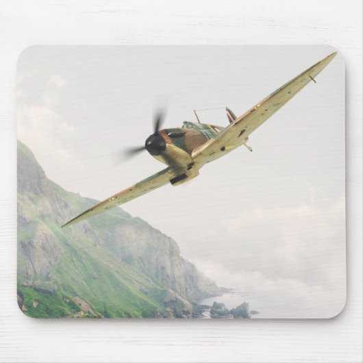Aviation Art Mousepad "The Spitfire Mk.I." Muismat (Voorkant)