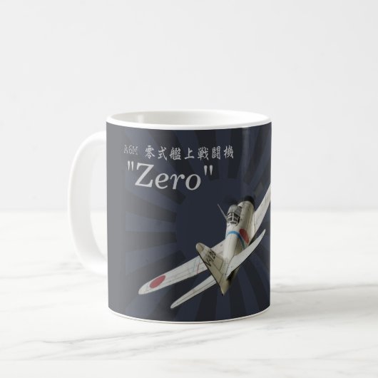 Aviation Art Mug "A6M "Zero" " Koffiemok (Voorkant links)