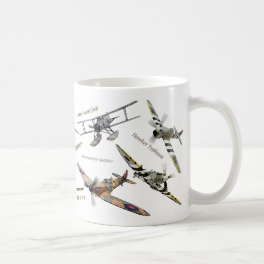 Aviation Art mug "A British fighters" Koffiemok (Rechts)