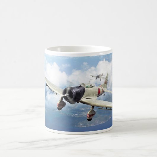 Aviation Art Mug "Aichi D3A  "Val" (Centre)
