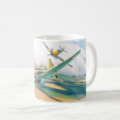 Aviation Art mug "Dewoitine D.520" (Devant droit)
